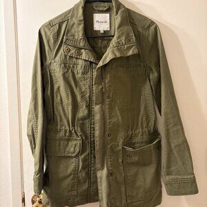 Madewell XS Women's Green Military Jacket